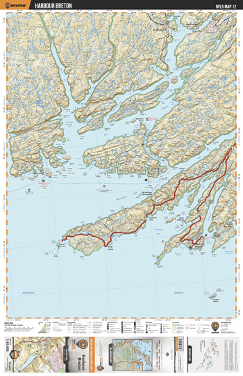 NLNL12 Harbour Breton - Newfoundland and Labrador Topo
