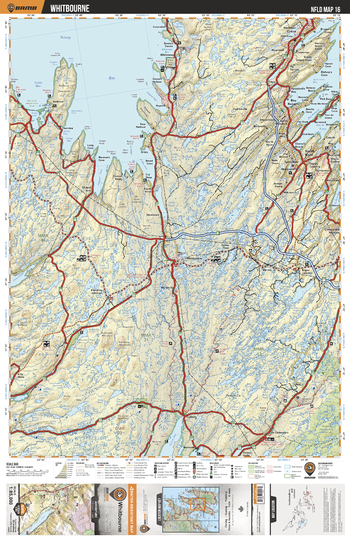 NLNL16 Whitbourne - Newfoundland and Labrador Topo