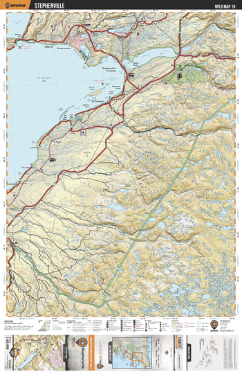 NLNL19 Stephenville - Newfoundland and Labrador Topo