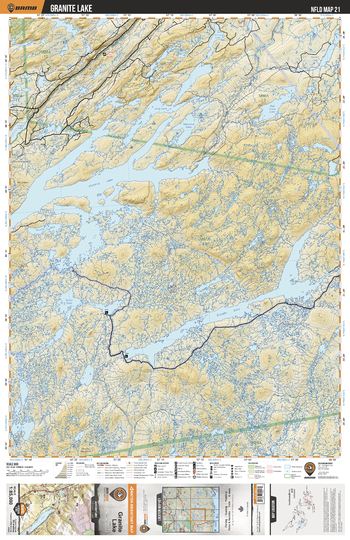 NLNL21 Granite Lake - Newfoundland and Labrador Topo
