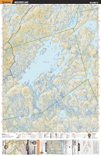 NLNL22 Meelpaeg Lake - Newfoundland and Labrador Topo
