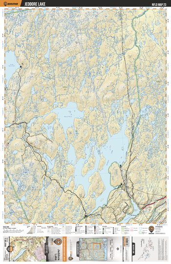 NLNL23 Jeddore Lake - Newfoundland and Labrador Topo