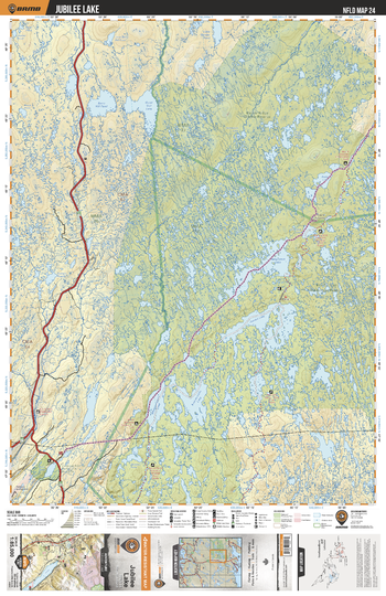 NLNL24 Jubilee Lake - Newfoundland and Labrador Topo