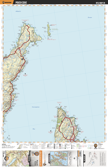 NLNL28 Pouch Cove - Newfoundland and Labrador Topo