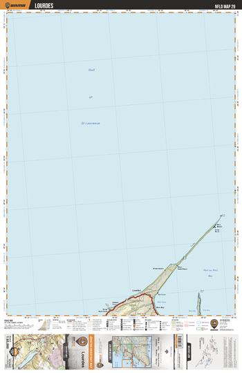 NLNL29 Lourdes - Newfoundland and Labrador Topo