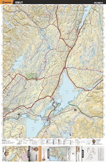 NLNL41 Howley - Newfoundland and Labrador Topo