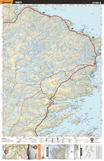 NLNL46 Trinity - Newfoundland and Labrador Topo