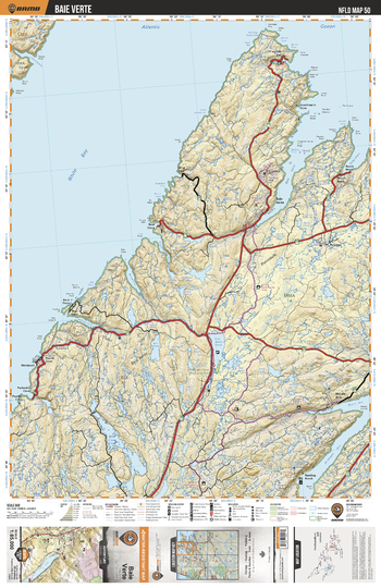 NLNL50 Baie Verte - Newfoundland and Labrador Topo