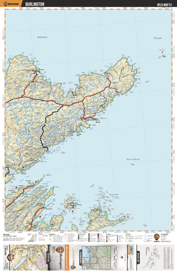 NLNL51 Burlington - Newfoundland and Labrador Topo
