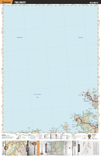 NLNL52 Twillingate - Newfoundland and Labrador Topo