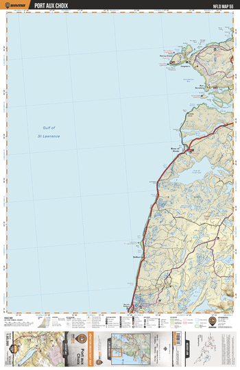 NLNL55 Port aux Choix - Newfoundland and Labrador Topo