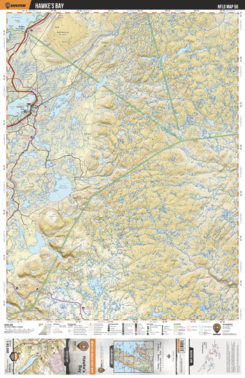 NLNL56 Hawke's Bay - Newfoundland and Labrador Topo
