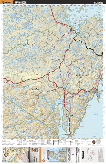 NLNL59 Main Brook - Newfoundland and Labrador Topo