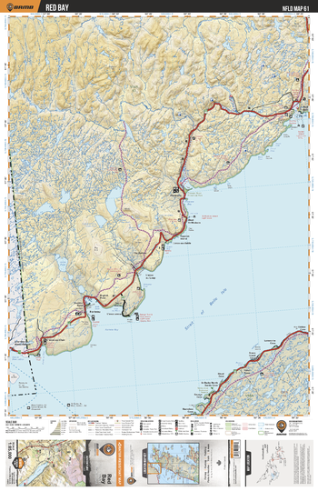 NLNL61 Red Bay - Newfoundland and Labrador Topo