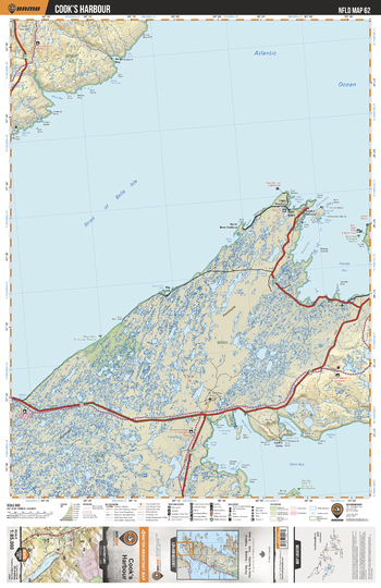 NLNL62 Cook's Harbour - Newfoundland and Labrador Topo