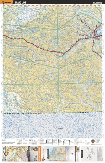 NLNL66 Grande Lake - Newfoundland and Labrador Topo