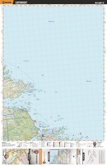 NLNL73 Cartwright - Newfoundland and Labrador Topo