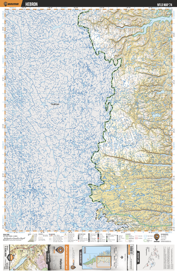 NLNL74 Hebron - Newfoundland and Labrador Topo