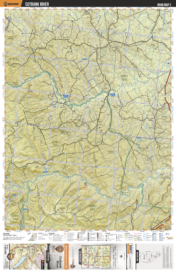 NOAB02 Cutbank River - Northern Alberta Topo