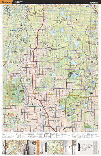 NOAB09 Fawcett - Northern Alberta Topo