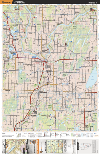 NOAB10 Athabasca - Northern Alberta Topo