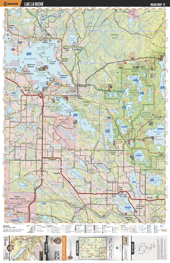 NOAB12 Lac La Biche - Northern Alberta Topo