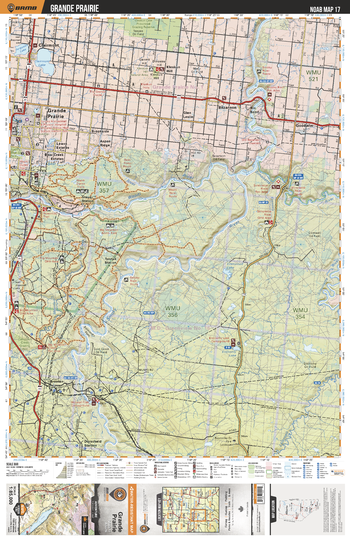 NOAB17 Grande Prairie - Northern Alberta Topo