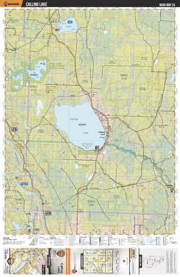 NOAB24 Calling Lake - Northern Alberta Topo