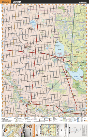 NOAB33 McLennan - Northern Alberta Topo