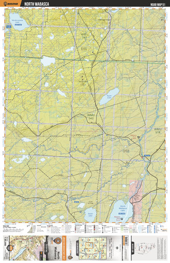 NOAB51 North Wabasca - Northern Alberta Topo