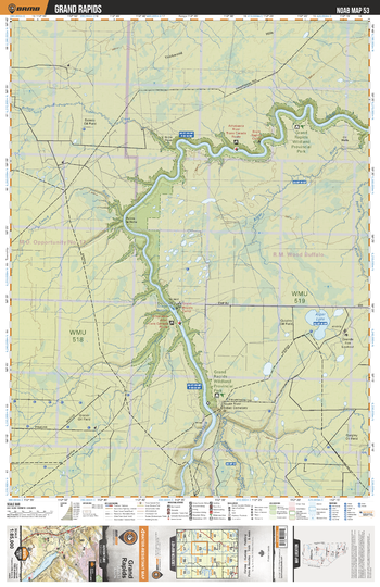 NOAB53 Grand Rapids - Northern Alberta Topo