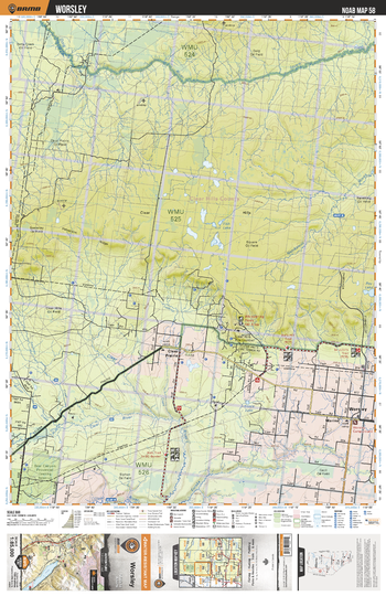 NOAB58 Worsley - Northern Alberta Topo