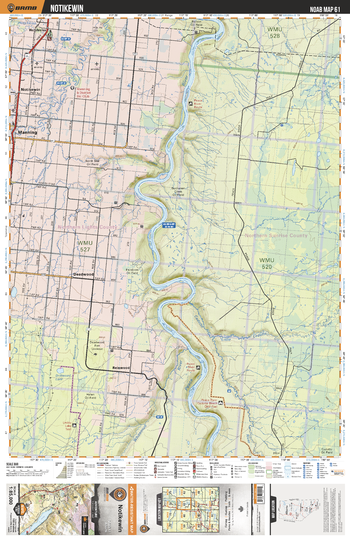 NOAB61 Notikewin - Northern Alberta Topo