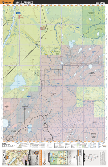 NOAB82 McCelland Lake - Northern Alberta Topo