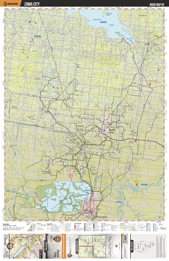 NOAB92 Zama City - Northern Alberta Topo