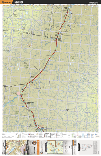 NOAB93 Meander - Northern Alberta Topo