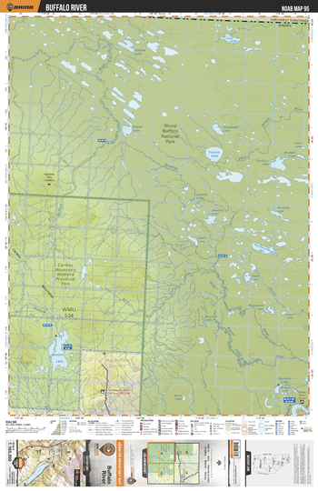 NOAB95 Buffalo River - Northern Alberta Topo