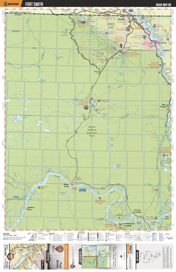 NOAB96 Fort Smith - Northern Alberta Topo