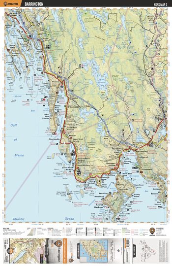 NSNS02 Barrington  - Nova Scotia Topo