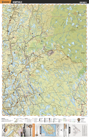 NSNS06 Kemptville  - Nova Scotia Topo