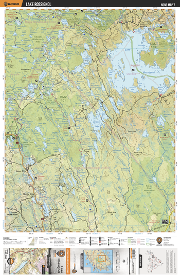 NSNS07 Lake Rossignol  - Nova Scotia Topo