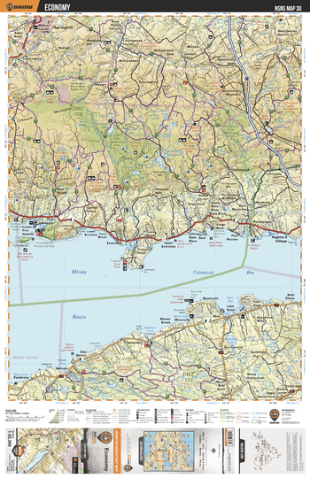NSNS30 Economy  - Nova Scotia Topo