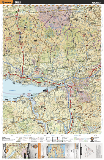NSNS31 Truro  - Nova Scotia Topo