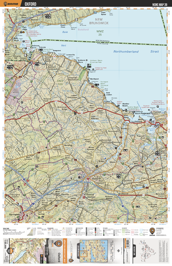 NSNS39 Oxford  - Nova Scotia Topo