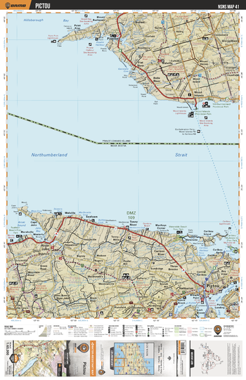 NSNS41 Pictou  - Nova Scotia Topo