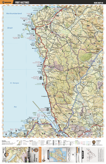 NSNS44 Port Hastings  - Nova Scotia Topo