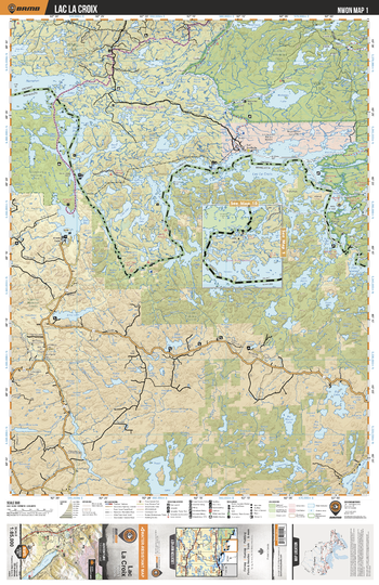 NWON01 Lac La Croix - Northwestern Ontario Topo