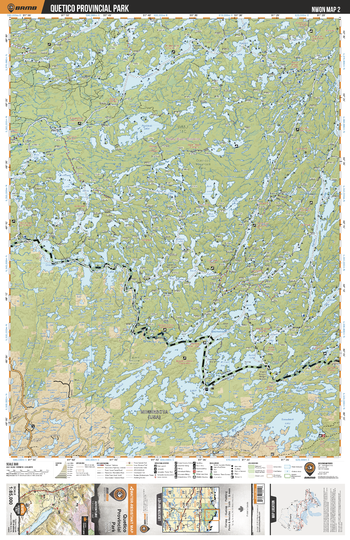 NWON02 Quetico Provincial Park - Northwestern Ontario Topo