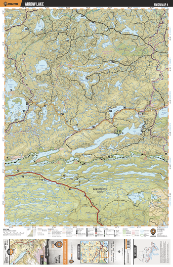 NWON04 Arrow Lake - Northwestern Ontario  Topo