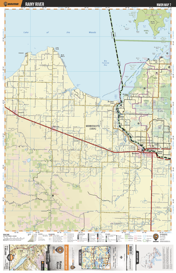 NWON07 Rainy River - Northwestern Ontario  Topo
